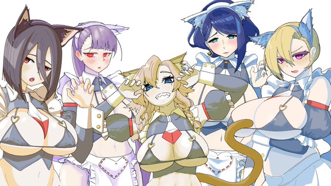 僕のラストオリジンの好きなキャラはこの子達ですって一目でわかる絵を描いた昔の自分とても偉い
 #いい推しの日 