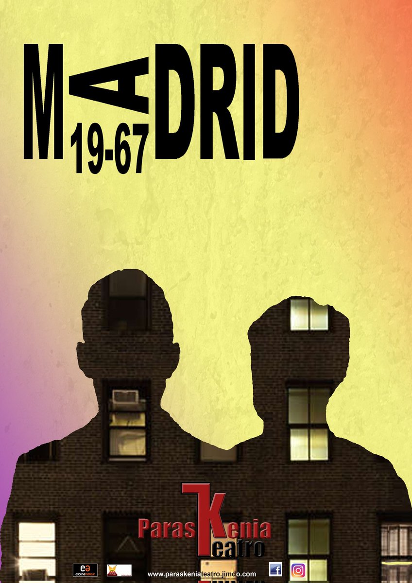 laparanoiatrast's tweet photo. Continuamos con MuestraG XV. Está semana tendremos, sábado 9 de noviembre, la Cía Amigos del teatro con " El trastero"
Centro Cívico Getafe Norte.
10 de noviembre, domingo Paraskenia teatro con  "Madrid 19-67" Centro cívico Julián Marías de Perales del Río. Todo a las 18:00 horas https://t.co/Vb9XNmT82s