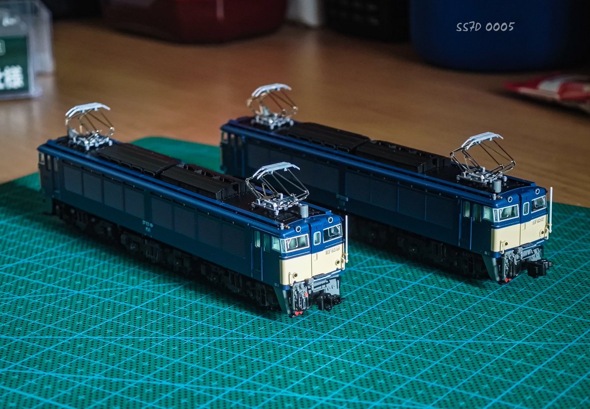SS7D0005's tweet photo. EF63、基本組
KATO 3085-1 3085-2 https://t.co/u8fpmRjqoJ