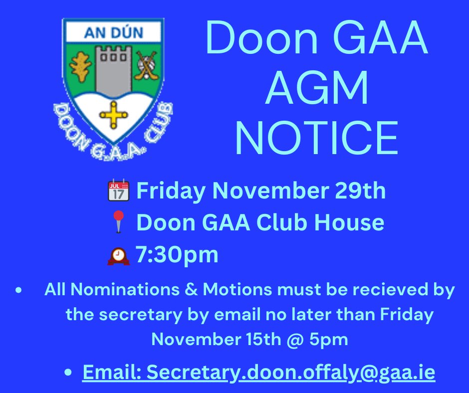 Doon GAA Offaly tweet media
