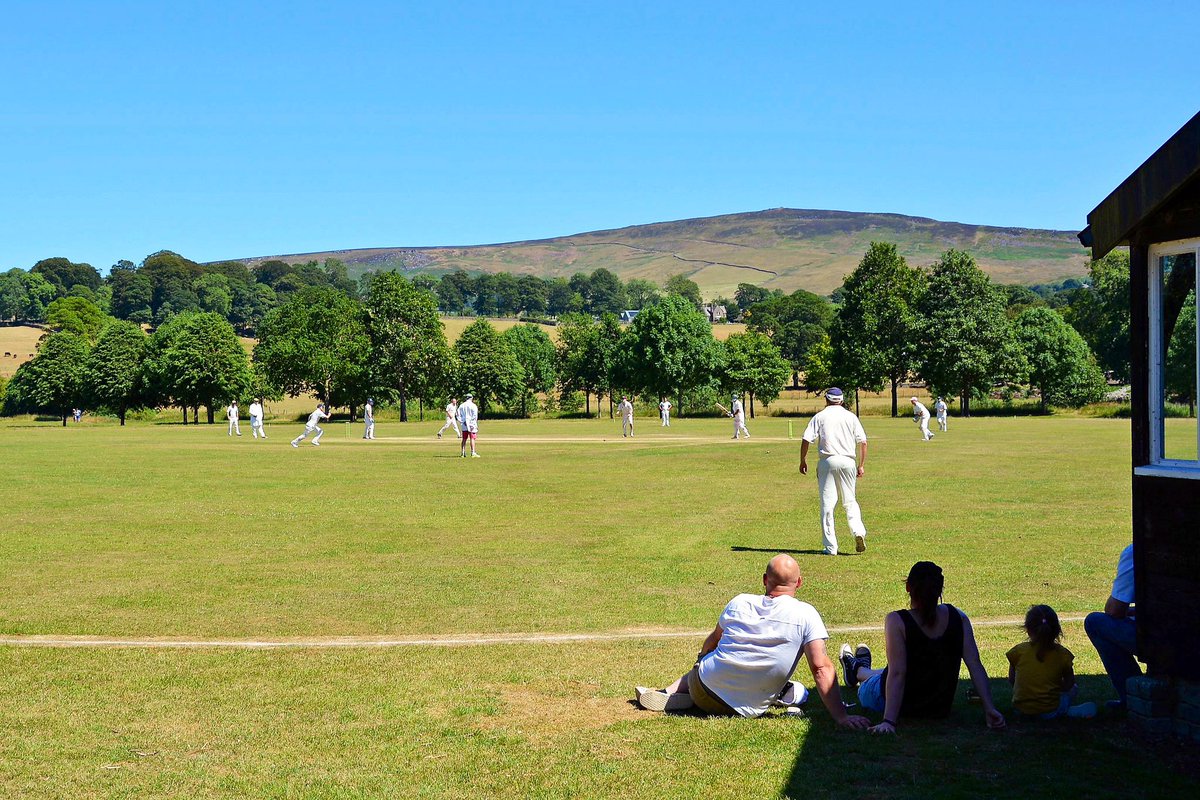 Today’s beautiful cricket ground is the home of Bolton Abbey CC in Yorkshire