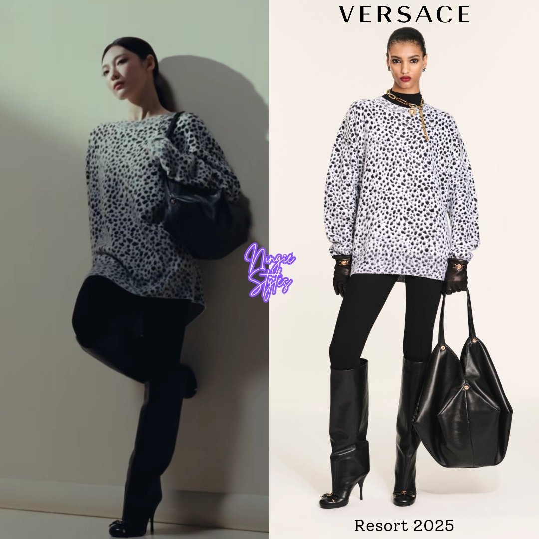 ningiestyles's tweet photo. 241104 NINGNING for Versace Holiday 2025

#ningning #닝닝 #aespa #宁艺卓 #ningningstyle #ningiestyle #ningningfashion #에스파닝닝 #닝닝패션 #versace https://t.co/eVGZUM0SQz