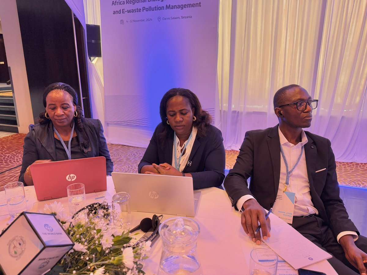 Hakingowi's tweet photo. 📍Dar es Salaam                                🔴Live 

“Africa Environmental Health and Pollution Management Program: Africa Regional Meeting on Mercury and E-Waste Pollution Management, held at the Hyatt Regency Hotel, Dar es Salaam, on November 4, 2024.”

#AEHPMP
#EnvironmentalHealth
#ASGM
#WorldBank
#Tanzania