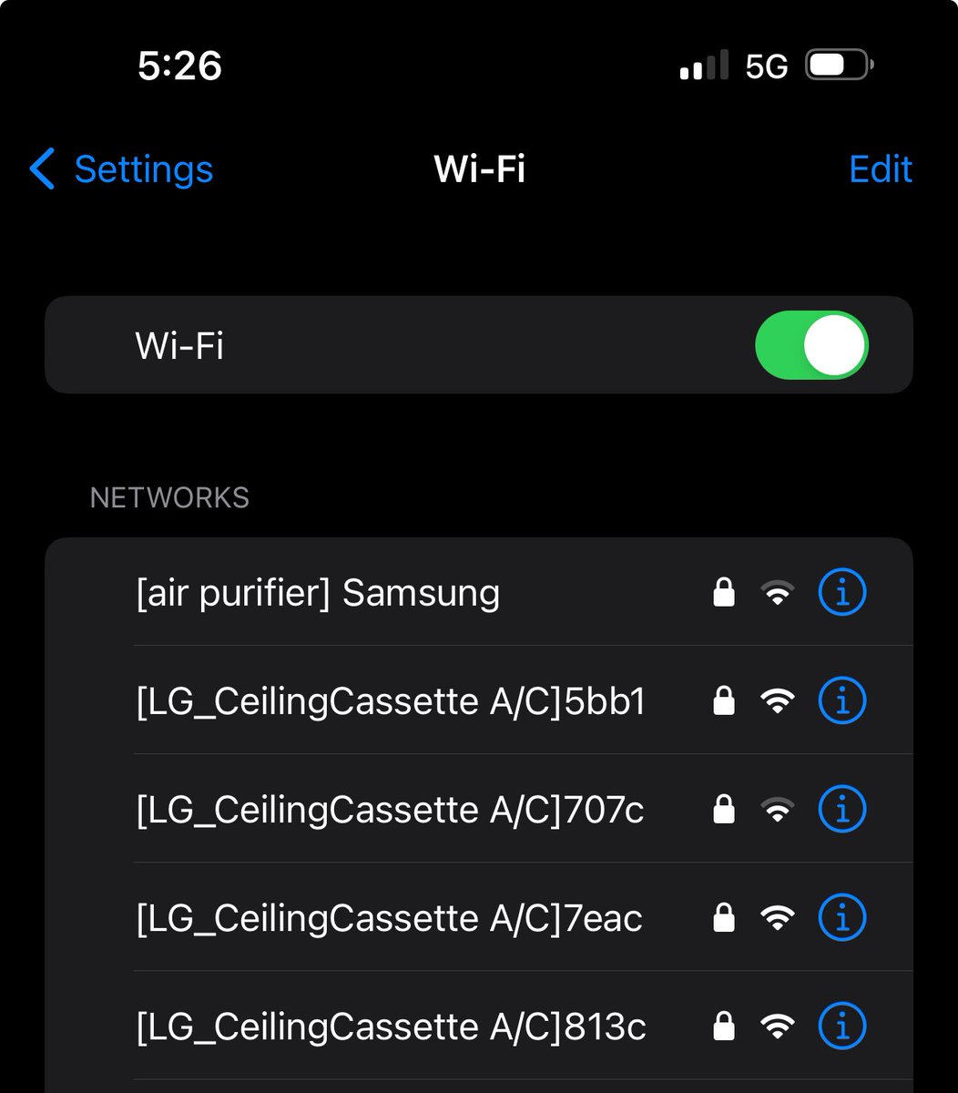 Visiting Korea and curious to see that every nearby appliance seems to be a wifi hub.