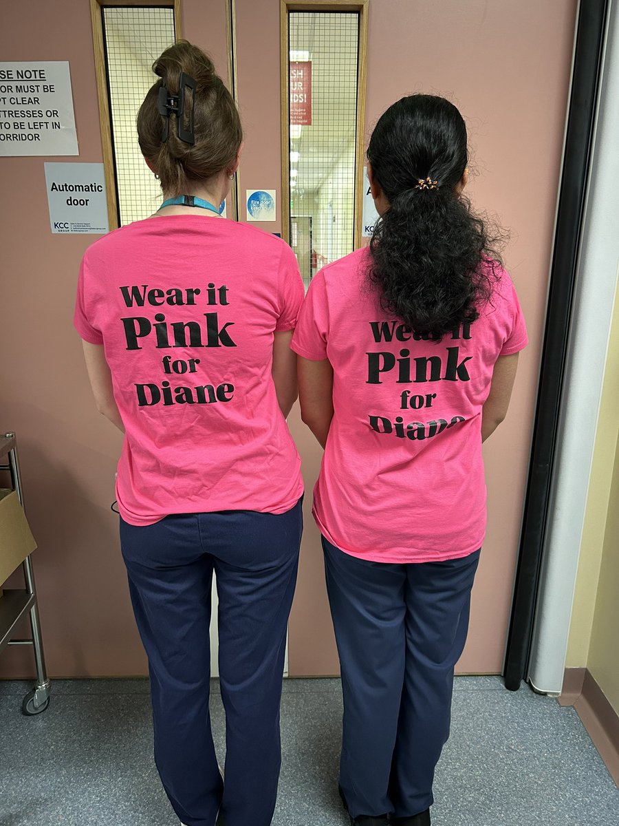 Wearing it pink for Diane today!! Thankyou to everyone for their support, £923.40 (including gift aid) raised so far
