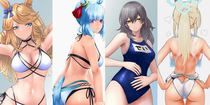 ウマ娘とかスタレとかかっこいいイケメンの女の子描くの好きです!あと3600人でフォロワー1万人だけど今年中には厳しそう・・・#三連休はフォロワーさんが増えるらしい #いいおしりの日 
