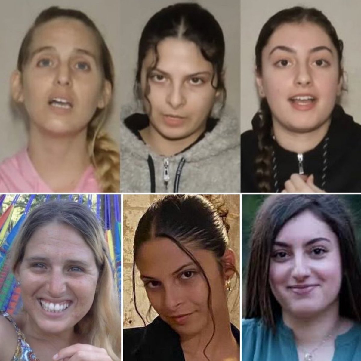Isr_Heart's tweet photo. Our girls have been in hell for 395 days. 💔

Don't let them be forgotten. 🎗️ https://t.co/Lr1xywlJ1k