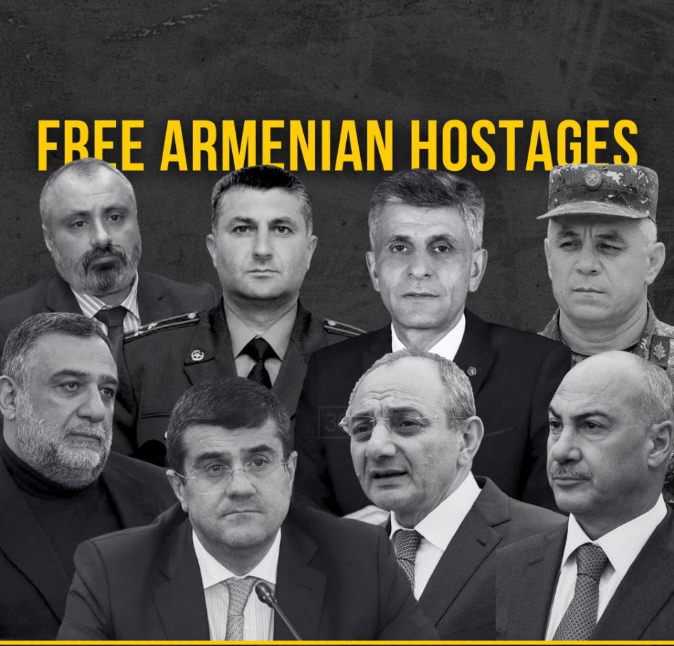 301arm's tweet photo. In October, employees of the International Committee of the Red Cross again visited representatives of the military-political leadership of Artsakh, who were illegally holding in Baku.

The hostages were given the opportunity to contact their families, and ICRC employees conducted individual meetings with them, according to Azerbaijani media reports.