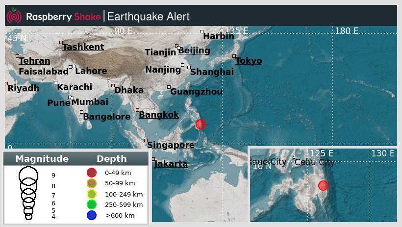 raspishakEQ's tweet photo. Preliminary M5.1 #Earthquake
ID: #rs2024vuaqrz
13km from #Lingig, #Mindanao,Philippines
2024-11-04 08:32 UTC
Source: #GFZ
@raspishake

Join the largest #CitizenScience EQ community ➡ https://t.co/Y5O0dgJqJF

EVENT ➡ https://t.co/1ytktzgK3k https://t.co/xiKMW1EZfo