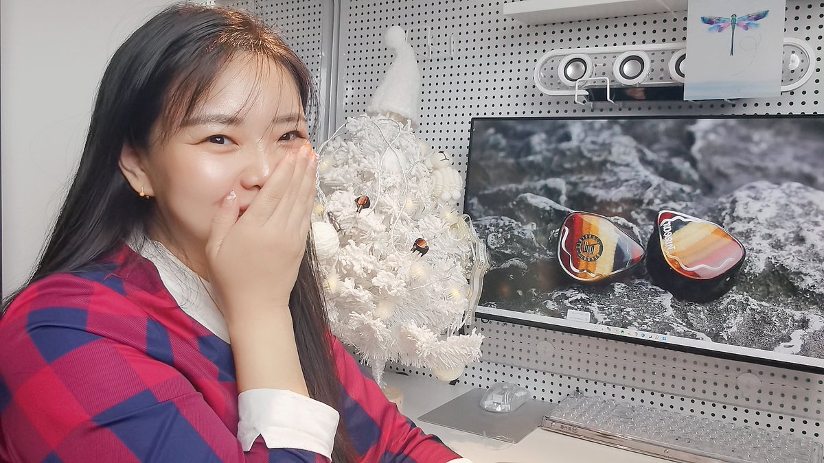 Finally the 81T is in my hands, I can't wait to decorate my Christmas tree !! Can you find where it is? 😉😉😀😀😜 <a href="/juzearaudio/">JUZEAR</a>  <a href="/HiFiGoAudio/">HiFiGo</a> 
#dragonfly #juzear