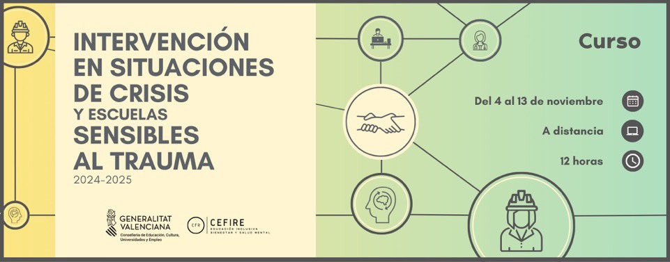 ☝🏻ATENCIÓN 🔊

➡️ AMPLIADO el 🗓️ plazo de ✍️ inscripción hasta hoy, 4 de noviembre, a las 12 horas.

⏩ Tras cerrarse la inscripción, se enviará un correo a las personas inscritas con los enlaces de acceso a las videoconferencias.

➕ℹ️ 👇🏻
🔗cefire.edu.gva.es/sfp/index.php?…