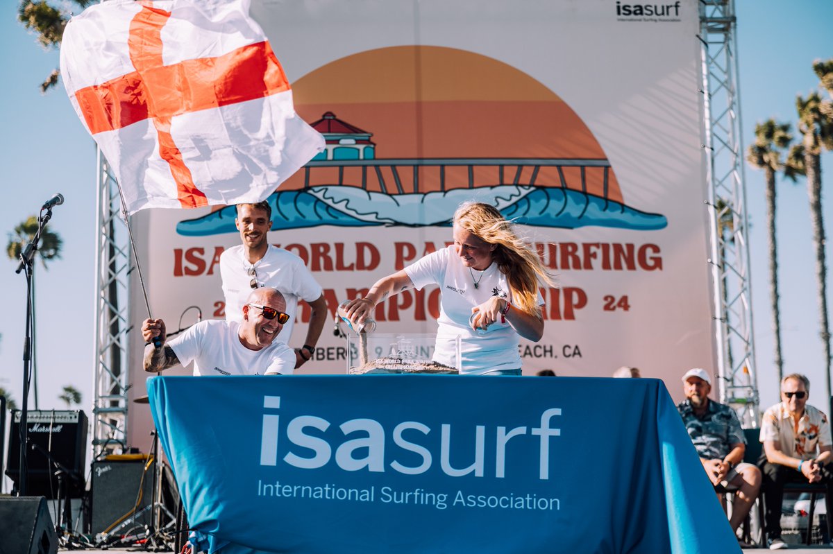 Go time for TEAM ENGLAND PARA SURFERS at the 2024 ISA World Para Surfing Championships. Starting today in Huntington Beach, California. Heat times on Facebook &amp; Instagram. Tune in live: isasurf.org/event/2024-hun…
