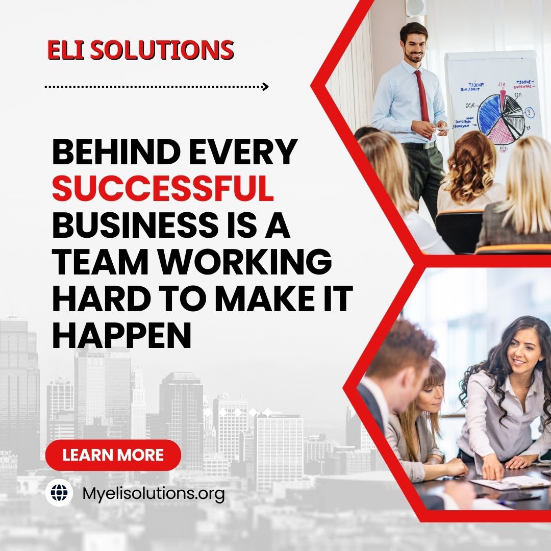 🎥 Behind every successful business is a team working hard to make it happen. At ELI Solutions, we specialize in working behind the scenes to make sure your operations are smooth, your brand is strong, and your team is thriving.
#BehindTheScenes #BusinessOperations #TeamBuilding