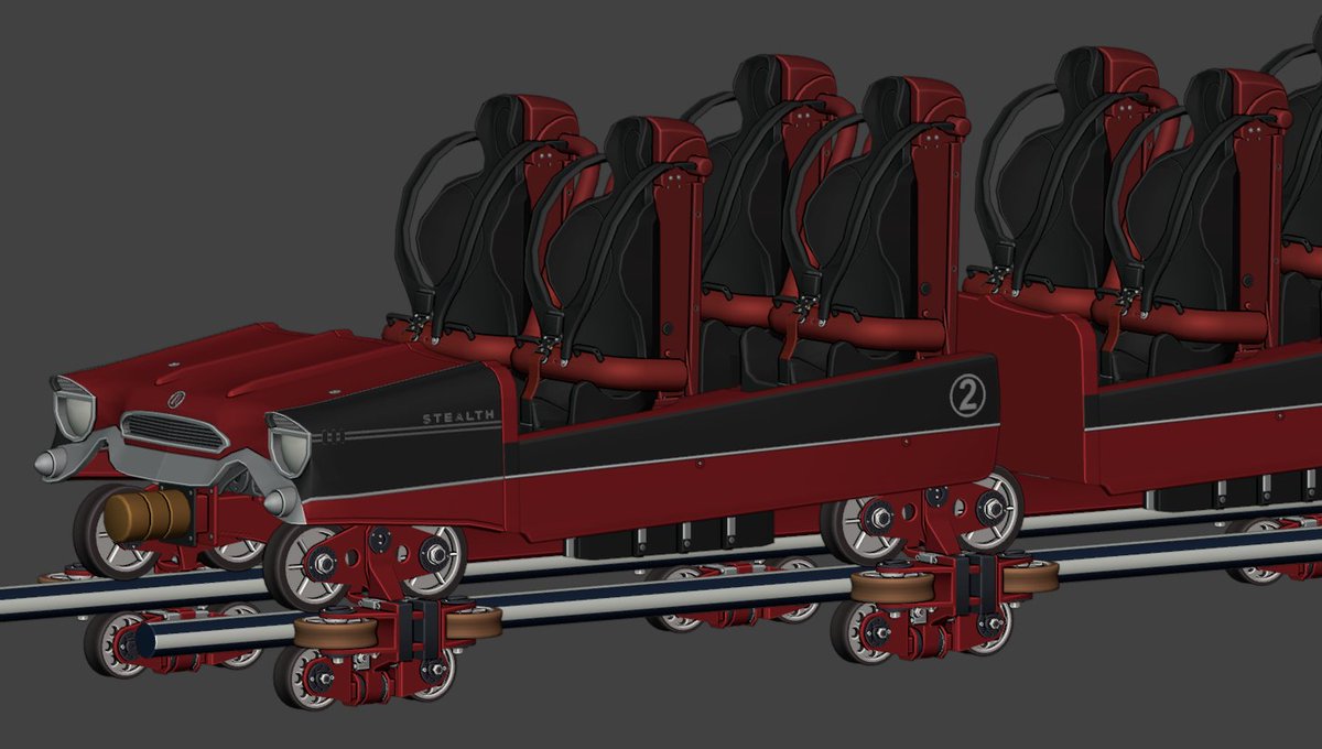 IntaAccelerator's tweet image. Stealth - Thorpe Park 🇬🇧
Intamin Accelerator Coaster
(Modelled in Blender)