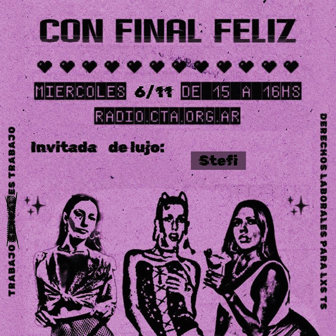 🔈 Este Miércoles <a href="/radiofinalfeliz/">confinalfeliz</a> el programa de <a href="/ammarsindicat/">Putas Feministas</a> 👠
🏳️‍🌈Fiore nos cuenta la historia sobre la marcha del orgullo.
🐊 El Consultorio del momento "lágrimas de cocodrila" by Romi Cute.
👸🏻Invitada de Lujo: Stefi.
#Siempreconlasputas
#nuncaconlayuta
#confinalfeliz