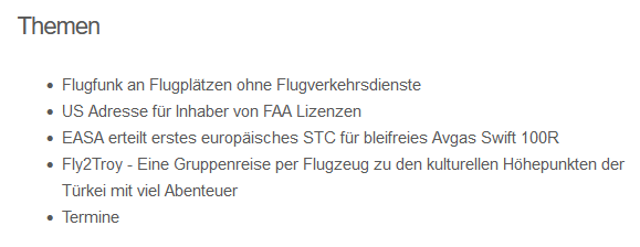 Unser heutiger Newsletter ist online abrufbar.
aopa.de/newsletter/nr-…
#fliegen #Pilot #weareGA