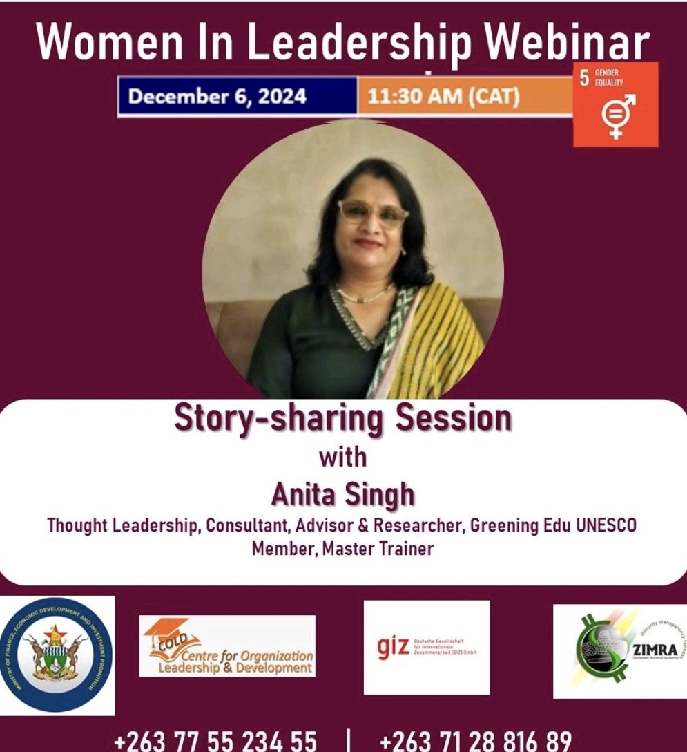Happy to share I am part of interesting initiative of Story telling on Women in Leadership!

<a href="/EducatorMagUK/">The Educator Magazine U.K.</a> 
<a href="/GlobalEdAction/">Actionable Innovations Global #GLOWedu</a> 
<a href="/SDGsInSchools/">Global Schools Program</a> 
<a href="/UNESCO/">UNESCO 🏛️ #Education #Sciences #Culture 🇺🇳</a> 
<a href="/SDGaction/">UN SDG Action Campaign</a> 
<a href="/ADEK_tweet/">Department of Education & Knowledge - Abu Dhabi</a>
<a href="/KHDA/">KHDA | هيئة المعرفة والتنمية البشرية بدبي</a>
#womenempowerment 
#Genderequality
#leadershipstories
#LeadershipMatters