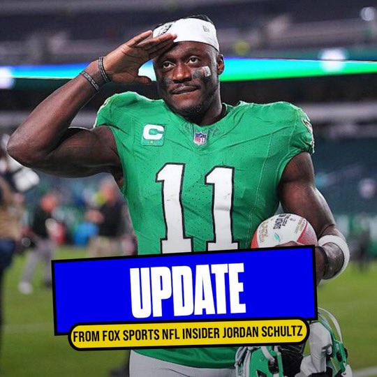 Sources: #Eagles WR A.J. Brown, who left Sunday’s game with a knee injury, avoided anything serious and is expected to be fine.

More good news for Philly…