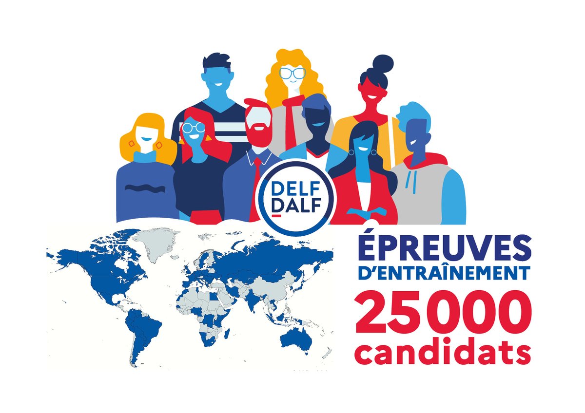 Après quelques semaines de reprise, nous sommes heureux de célébrer le 25 000ème candidat au dispositif des épreuves d’entraînement au DELF ! Cette candidate a passé une épreuve tout public A1 à l'AF Nagoya au Japon en date du 20 octobre 2024. 👏🎉
ℹ  france-education-international.fr/article/epreuv…