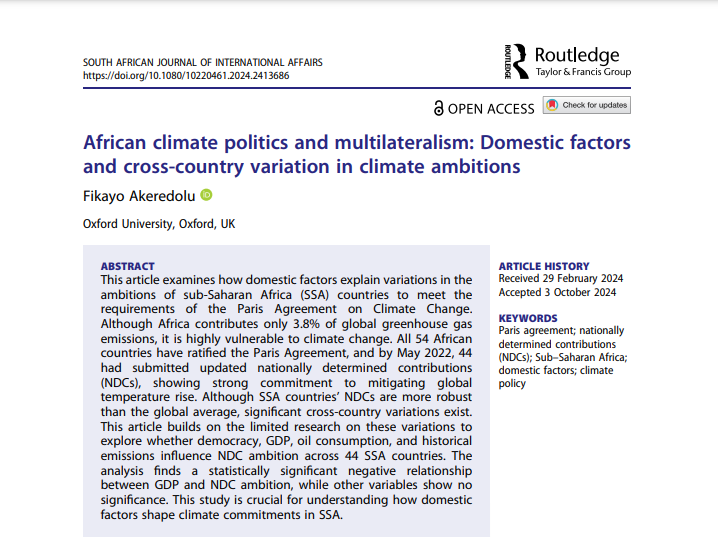 The SAIIA Journal (@saiiajournal) on Twitter photo 🔔We're happy to share our latest article by Fikayo Akeredolu. The article is also open access.
🔗tandfonline.com/doi/full/10.10…
<a href="/SAIIA_info/">South African Institute of International Affairs</a> <a href="/TandF_Africa/">T&F Africa</a> <a href="/Rout_PoliticsIR/">Routledge Politics, IR & Area Studies</a> 🔔We're happy to share our latest article by Fikayo Akeredolu. The article is also open access.
🔗tandfonline.com/doi/full/10.10…
<a href="/SAIIA_info/">South African Institute of International Affairs</a> <a href="/TandF_Africa/">T&F Africa</a> <a href="/Rout_PoliticsIR/">Routledge Politics, IR & Area Studies</a>