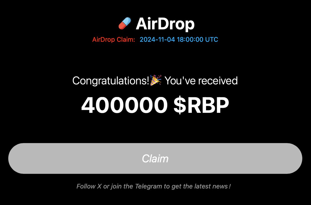 Rajendr28425552's tweet photo. @RbpFun 
I have it!!!! 
RBP To the moon!!!!👏👏👏 https://t.co/xNpvwQZd6F