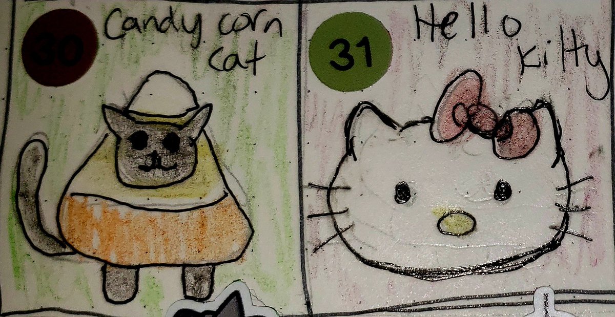 GamingWithMim's tweet image. Last week of October doodles.  What should I doodle in November?
#MimArt