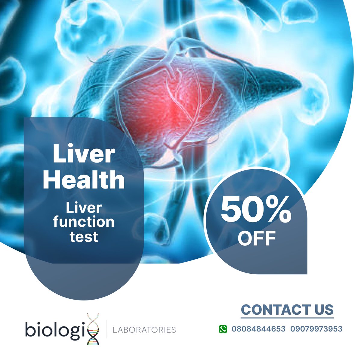 BiologixS's tweet photo. 2 Months of discounted test prices. 

November and December. 

50% off each on liver function test and kidney function test.

#laboratory #liver #kidney #promo #biologixlaboratories #healthcare https://t.co/bdpS7h4Fmo