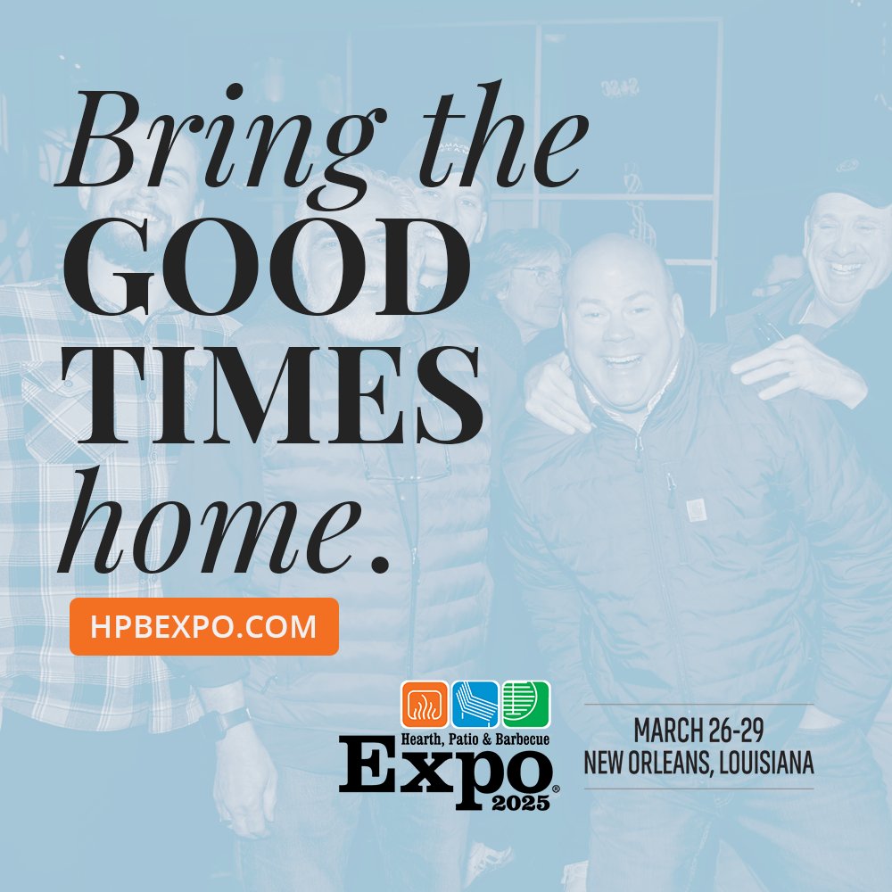 Registration is OPEN for #HPBExpo25 in New Orleans! 🔥🍖 

Discover the latest in #hearth, #BBQ, and #outdoorliving to elevate your business and inspire unforgettable moments for your customers! 

Register now at bit.ly/3UBz2ke.