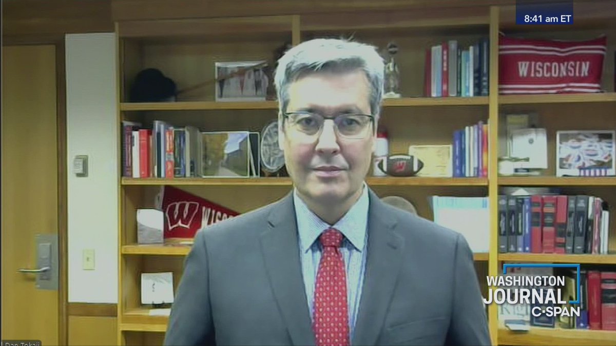 Washington Journal (@cspanwj) on Twitter photo Dan Tokaji (<a href="/UWLawDean/">UW Law Dean</a>) Dean & Professor of Law at <a href="/WisconsinLaw/">University of Wisconsin Law School</a>, discusses the voting lawsuits that have been filed across the country ahead of Election Day and the legal battle that's expected to follow
Watch here: tinyurl.com/58u52ph7 Dan Tokaji (<a href="/UWLawDean/">UW Law Dean</a>) Dean & Professor of Law at <a href="/WisconsinLaw/">University of Wisconsin Law School</a>, discusses the voting lawsuits that have been filed across the country ahead of Election Day and the legal battle that's expected to follow
Watch here: tinyurl.com/58u52ph7