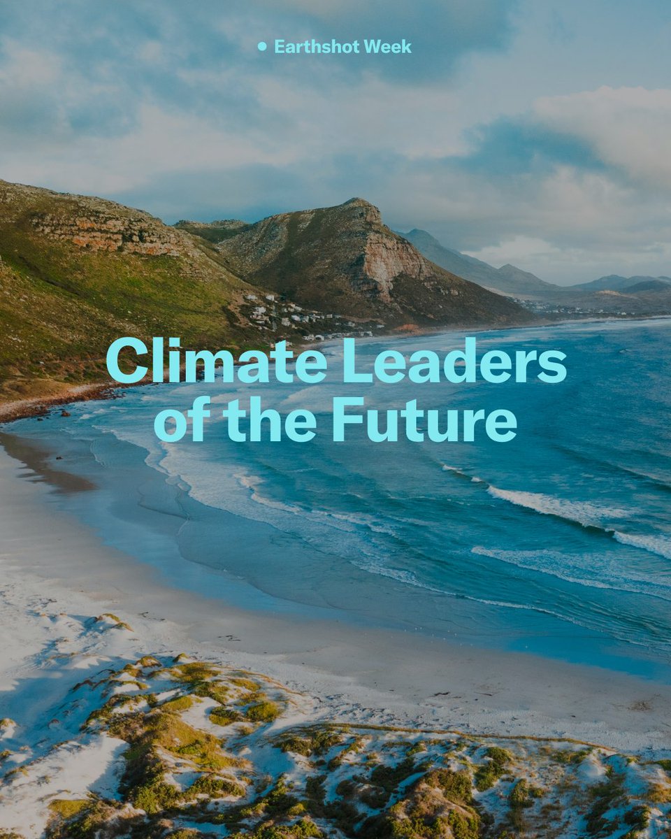Meet the Climate Leaders of the Future 🌎 120 young people from 38 countries across Africa and SE Asia have joined us for #EarthshotCapeTown. Let’s meet some of them 👇