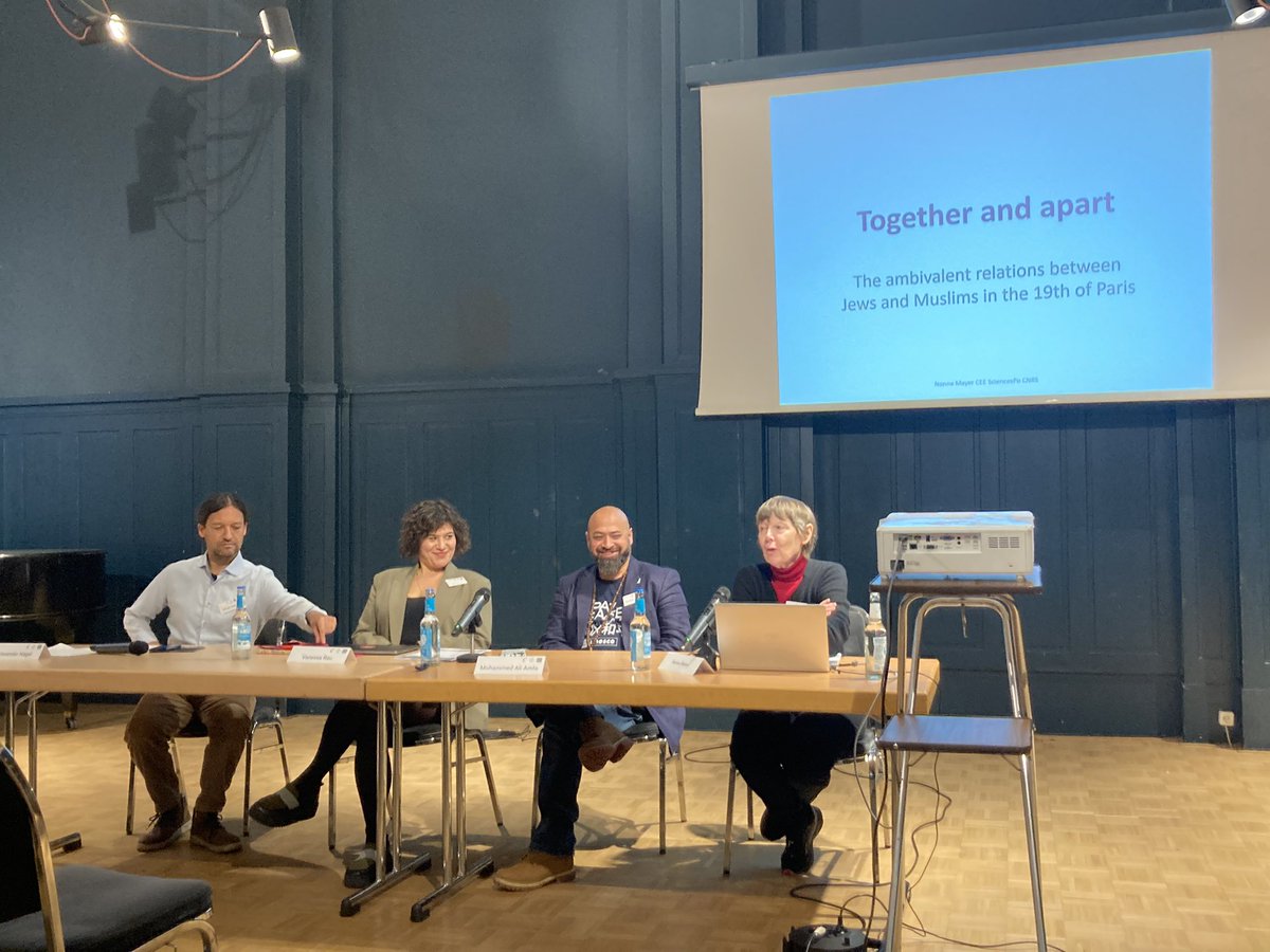 <a href="/mpimmg/">MPI MMG Göttingen</a> <a href="/HathroubiSamia/">Samia Hathroubi</a> <a href="/HeidelbergU/">Heidelberg University</a> <a href="/AlyaaEbbiary/">Dr. Alyaa Ebbiary</a> <a href="/AnthDurham1/">Durham Anthropology</a> <a href="/LancasterUni/">Lancaster University</a> <a href="/BRAIS_UK/">BRAIS</a> <a href="/uni__strasbourg/">UNI Strasbourg</a> <a href="/YaseminMenouar/">Yasemin El-Menouar</a> <a href="/BertelsmannSt/">Bertelsmann Stiftung</a> <a href="/bbkpsychosocial/">BirkbeckPsychosocial</a> <a href="/egorovayi/">Yulia Egorova</a> Our third panel focuses on community bridge building, including in neighbourhoods and in intimate settings. With <a href="/mayer_nonna/">Nonna Mayer</a>  (<a href="/SciencesPo_CEE/">CEE, Sciences Po/CNRS</a>), <a href="/mohammedaliamla/">Ali Amla 🟣</a> (<a href="/ItmakesSNS/">🟣SolutionsNotSides</a>) and Vanessa Rau (<a href="/mpimmg/">MPI MMG Göttingen</a>), chaired by Anthony-Kenneth Nagel (Göttingen).