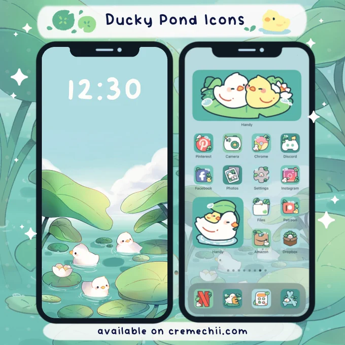 Ducky Pond Icon Set!  