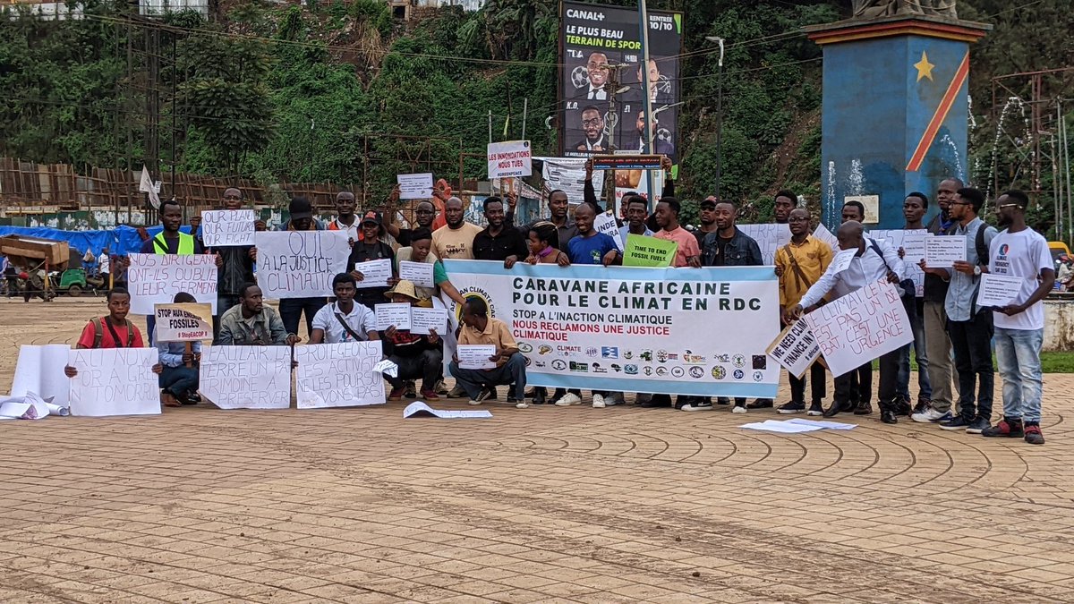 Climate Clock DRC (@climateclockdrc) on Twitter photo Africa Climate Caravan: climate justice in Africa in general and in the DRC in particular is an inalienable right. rich polluting countries must be paid nearly $5000 million in subsidies and not debts..!! There are no more times...! #ActinTime <a href="/CANIntl/">Climate Action Network International (CAN)</a> <a href="/theclimateclock/">CLIMATE CLOCK</a> <a href="/SDG2030/">SDG2030</a> Africa Climate Caravan: climate justice in Africa in general and in the DRC in particular is an inalienable right. rich polluting countries must be paid nearly $5000 million in subsidies and not debts..!! There are no more times...! #ActinTime <a href="/CANIntl/">Climate Action Network International (CAN)</a> <a href="/theclimateclock/">CLIMATE CLOCK</a> <a href="/SDG2030/">SDG2030</a>
