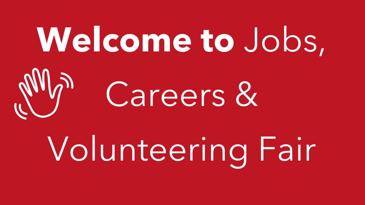 Our Jobs, Careers &amp; Volunteering Fair is tomorrow!

Don't miss the chance to network with employers, find out about amazing opportunities and earn invaluable insight🤩

When? Tuesday, 5 November 11am-3pm 
Where? Student Centre Upper Ground Floor 

uclan.ac.uk/careersfairs