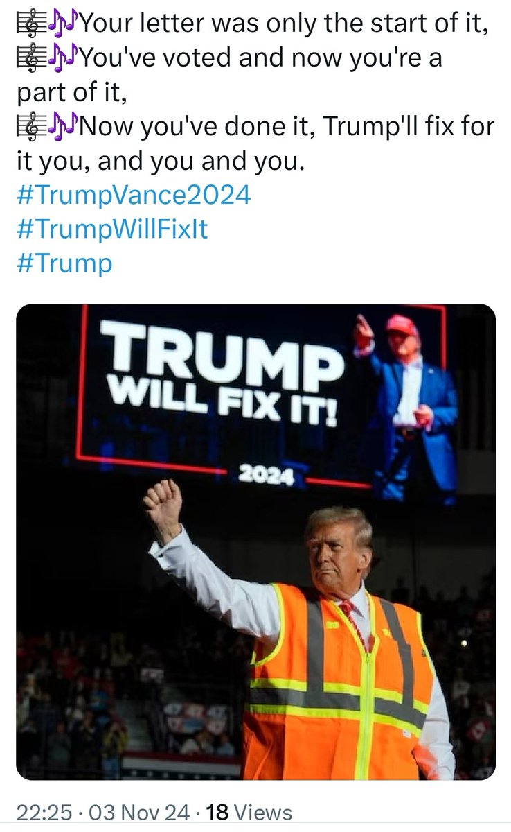 The effects of Elon's influence:
After 15½ hours and with 3 trending hashtags this post was viewed just 18 times.