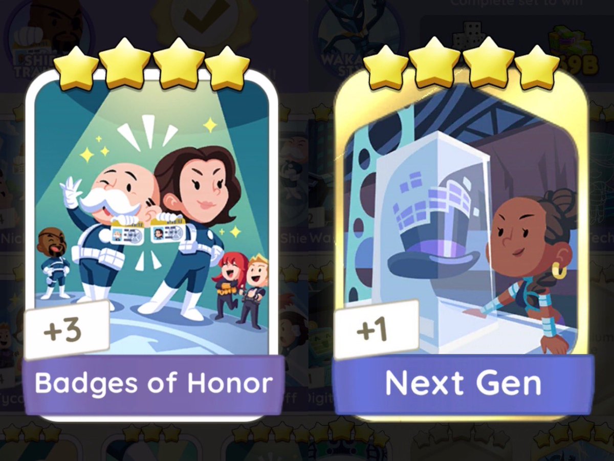TradeMonoGo's tweet photo. 🍬 𝕌ℙ𝔻𝔸𝕋𝔼 🍬

✨ adding another three Badges of Honor and one Next Gen
✨ gifting four more players for a total of ten people, these will be sent in a few hours 🙇🏻

#MonopolyGo
#MonopolyGoTrade
#モノポリーGo https://t.co/3E7Hld9bwh