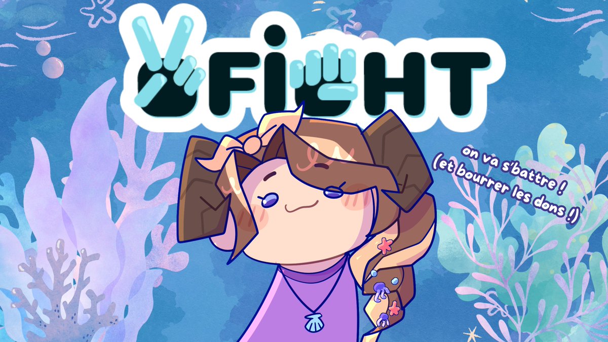 Ce week-end, je participe au VFIGHT 2024 ! 
On récolte des dons pour le refuge animalier "La Tanière" et on va s'bastonner entre vtubers ! (avec amour bien sûr) 💖

Je suis dans l'équipe NIKKI (Serval), aux côtés de pleins de copains ! N'hésitez pas à venir nous soutenir ! 🤞🥰