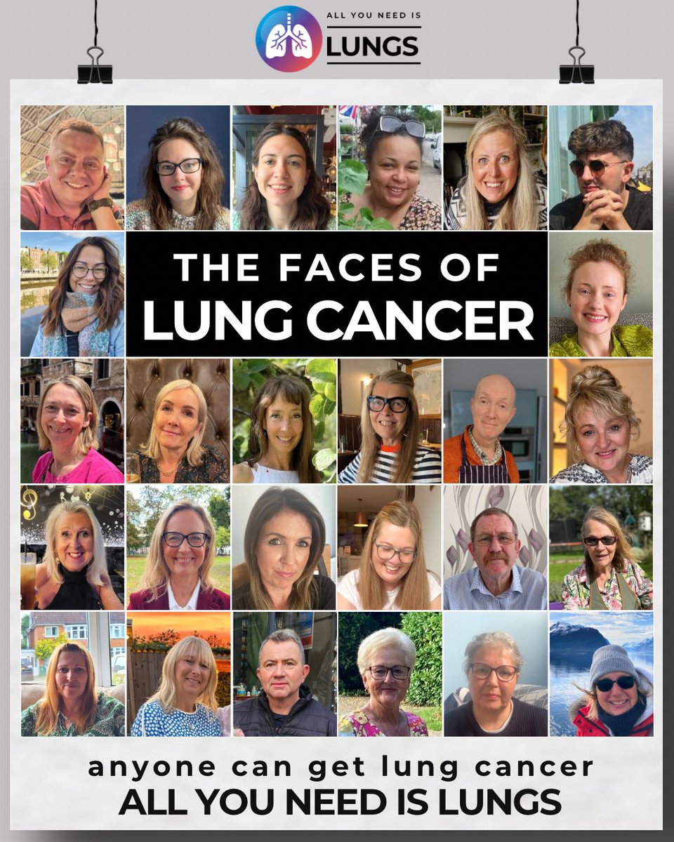 Anyone can get lung cancer—ALL YOU NEED IS LUNGS, but misunderstandings and a lack of awareness continue to delay diagnoses, leading to poorer outcomes.

Visit allyouneedislungs.org.uk to read real stories from people living with lung cancer and learn more 

#AllYouNeedIsLungs