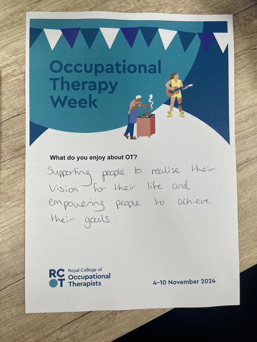 💚 OT Week 2024 💚 <a href="/Leic_hospital/">Leicester's Hospitals</a> <a href="/SandraSpeller1/">Sandra Speller 💙</a>