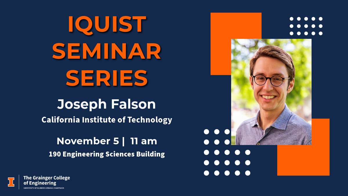 Tomorrow at 11am Joseph Falson will discuss "Thin film intermetallics: new structure-types and unconventional superconductivity".
For more information: linktr.ee/IQUIST