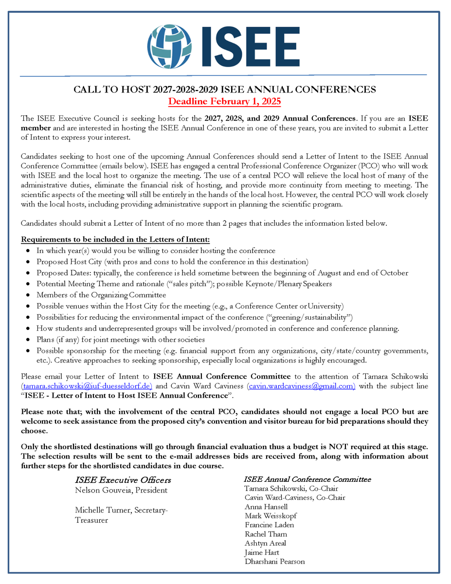 ISEE Env Epi tweet media