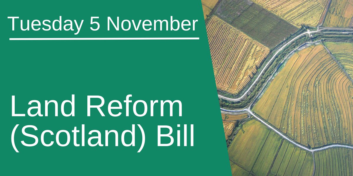 Tomorrow, to help us further our scrutiny of the Land Reform (Scotland) Bill, we'll hear from community land stakeholders <a href="/CommunityLandSc/">Community Land Scotland</a> <a href="/LocalPeopleLead/">Scottish Community Alliance</a> &amp; <a href="/DTAScot/">Development Trusts Association Scotland</a>. 

Join us @ 9.15am 👉ow.ly/GTLF50TXV7S