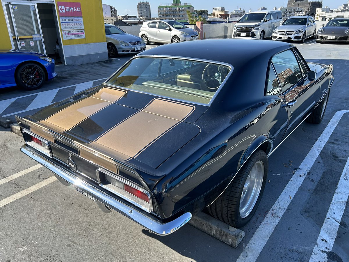 いやー週末はどうなるかと思ったけど、晴れて良かった！！
日に当たるとブルーがよく見えて最高にカッコいいぜ🥰