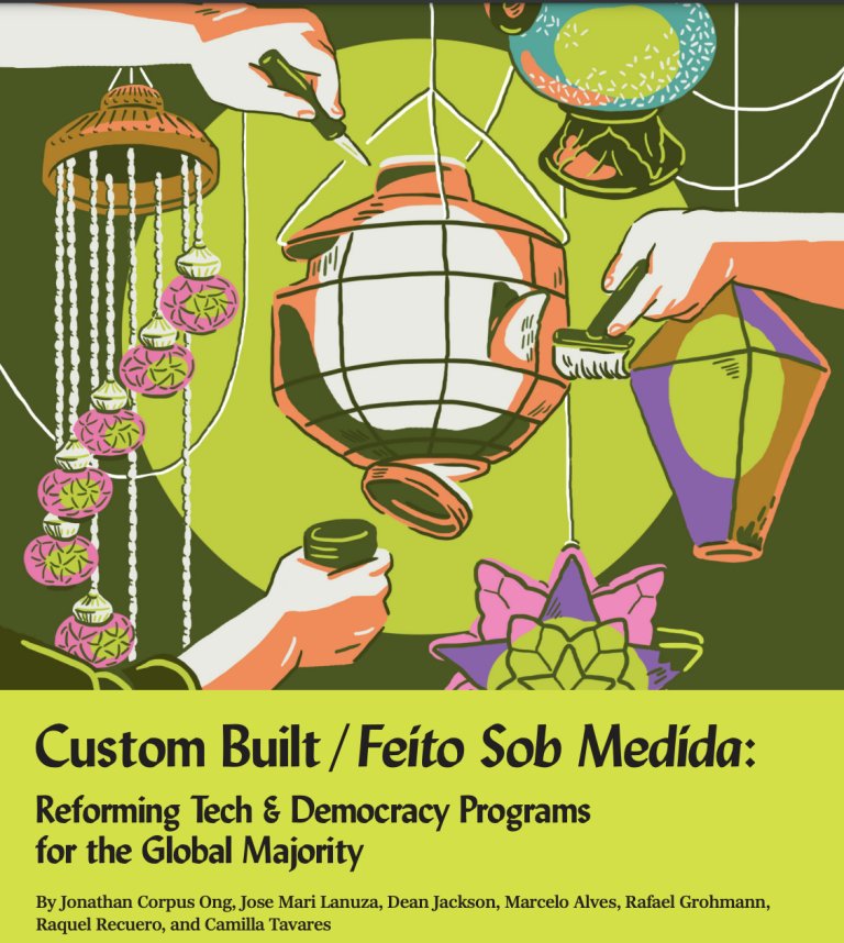 Rafael Grohmann (@grohmann_rafael) on Twitter photo ✨ New report! Custom Built / Feito Sob Medida: Reforming Tech & Democracy Programs for the Global Majority, by <a href="/jonathan_c_ong/">Jonathan Corpus Ong</a>, <a href="/lanuzer/">JM Lanuza</a>, Dean Jackson, <a href="/marceloufsj/">Marcelo Alves</a> @raquelrecuero <a href="/camillatavares/">Camilla</a> and I!
Read here: glotechlab.net/wp-content/upl… ✨ New report! Custom Built / Feito Sob Medida: Reforming Tech & Democracy Programs for the Global Majority, by <a href="/jonathan_c_ong/">Jonathan Corpus Ong</a>, <a href="/lanuzer/">JM Lanuza</a>, Dean Jackson, <a href="/marceloufsj/">Marcelo Alves</a> @raquelrecuero <a href="/camillatavares/">Camilla</a> and I!
Read here: glotechlab.net/wp-content/upl…