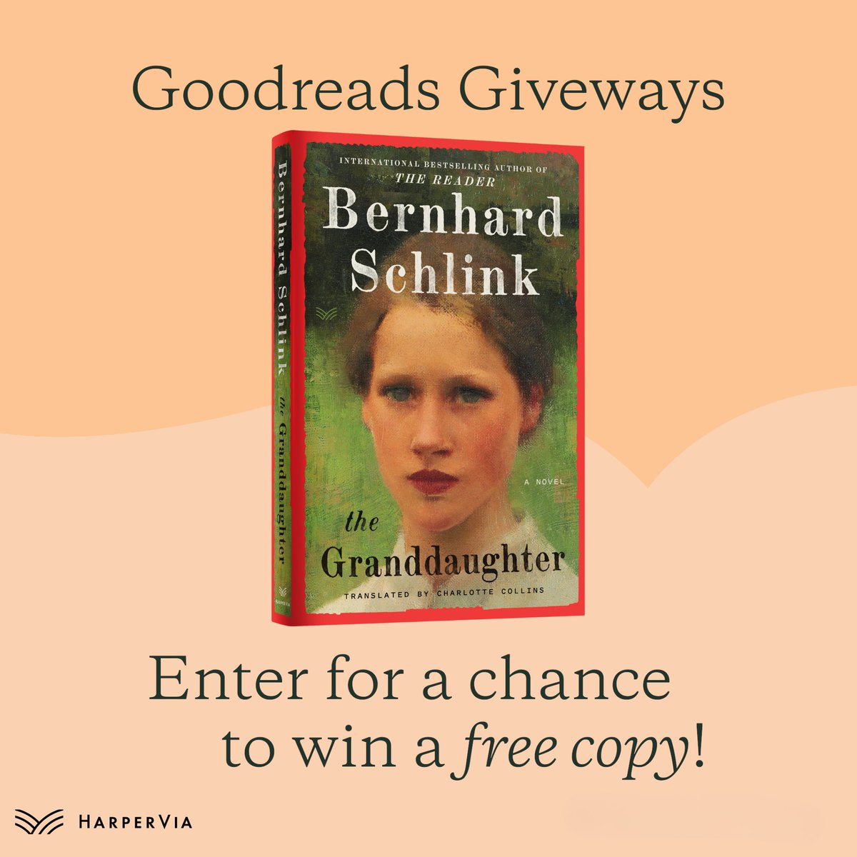 HarperVia (@harperviabooks) on Twitter photo 📣 It's #Giveaway Time! 📚 Enter now for a chance to win an advance copy of THE GRANDDAUGHTER by the bestselling author of The Reader, Bernhard Schlink (translated by Charlotte Collins)!
Terms Apply. US ONLY. 📣 It's #Giveaway Time! 📚 Enter now for a chance to win an advance copy of THE GRANDDAUGHTER by the bestselling author of The Reader, Bernhard Schlink (translated by Charlotte Collins)!
Terms Apply. US ONLY.