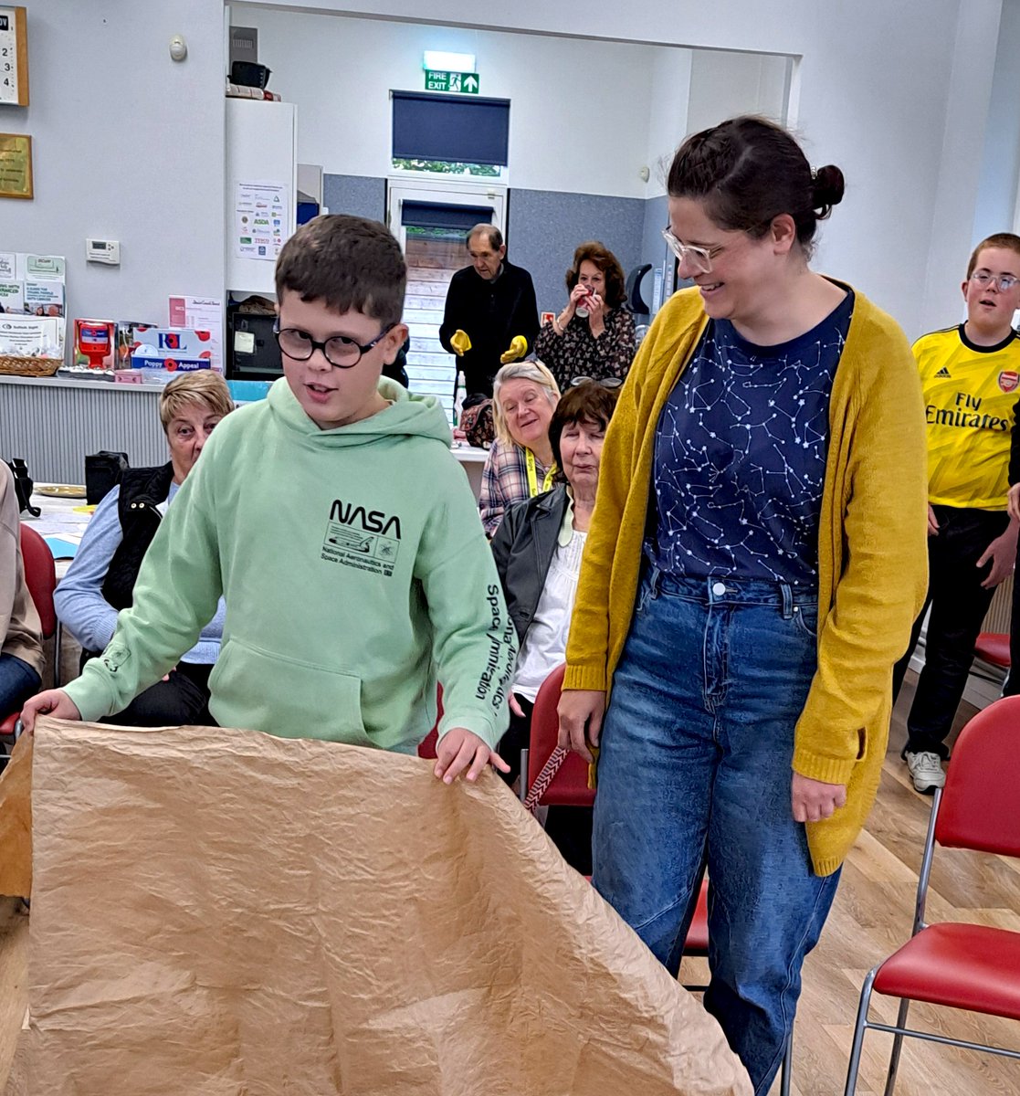 We had so much fun with the <a href="/SuffolkSight/">Suffolk Sight</a> Juniors in #Stowmarket this weekend! Director <a href="/EmmaBernard13/">Emma Bernard</a> led a drama workshop for young people &amp; their grown-ups. One young participant said "It was even better than doing the Hokey Pokey!" 
Made possible thanks to <a href="/suffolkgiving/">Suffolk Community Foundation</a>