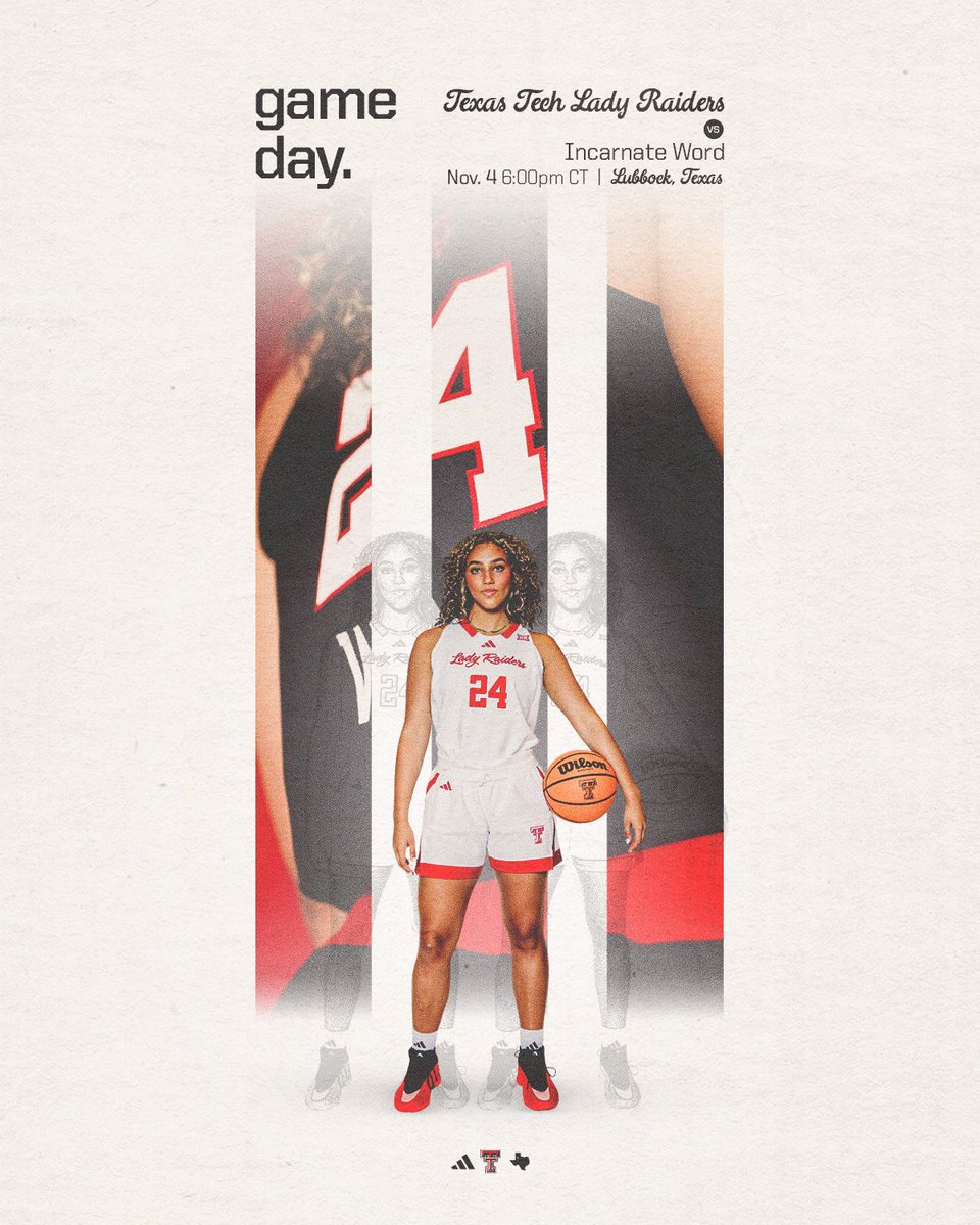 Happy game day 😁 

🆚 Incarnate Word
📍 Lubbock, TX
⏰ 6 PM
📺 wreckem.co/4fg1r88
📊 wreckem.co/Stats
📻 wreckem.co/4eec75L
🎟️ wreckem.co/4ft10qA
♦️ Poster/Schedule Giveaway 

#WreckEm