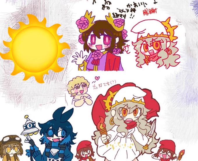 絵チャしてた 