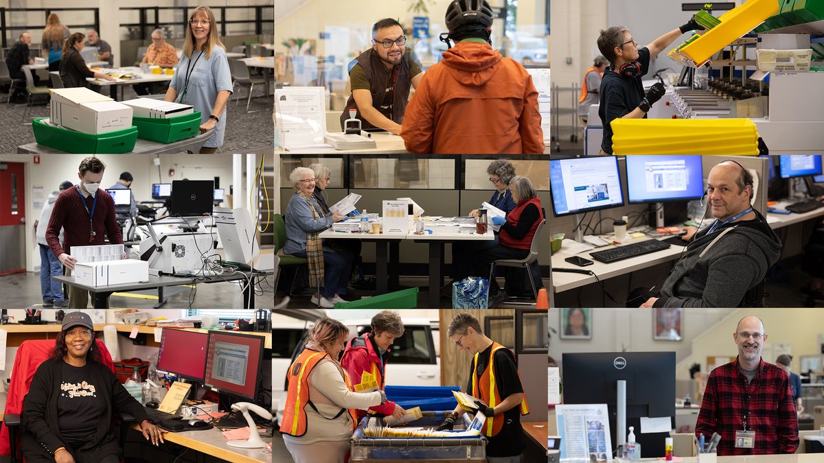 multco's tweet image. ✨TODAY is Election Hero Day in @MultCoElections, when we honor the work of the hundreds of full-time, on-call and volunteer election workers who ensure transparent elections in our community. READ MORE: bit.ly/3C6i4Ek #ThankYouElectionHeroes