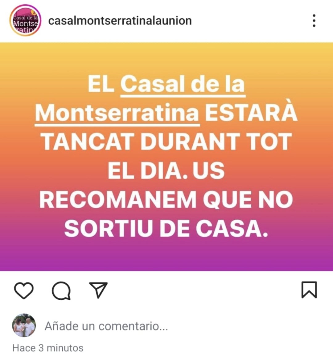 Jose Antonio (@jacosta4) on Twitter photo Una auténtica vergüenza. Los Centros de Viladecans cerrados porque lo dice el <a href="/ViladecansTweet/">AjuntamentViladecans</a>, pero los trabajadores de todos los centros de <a href="/ndavant/">Ndavant</a> en Viladecans no los dejan irse para sus casas a pesar de la alerta que ha decretado la <a href="/gencat/">Generalitat de Catalunya</a>
<a href="/vilapress/">Vilapress</a> <a href="/VilachapuzaTwt/">Vilachapuza</a> Una auténtica vergüenza. Los Centros de Viladecans cerrados porque lo dice el <a href="/ViladecansTweet/">AjuntamentViladecans</a>, pero los trabajadores de todos los centros de <a href="/ndavant/">Ndavant</a> en Viladecans no los dejan irse para sus casas a pesar de la alerta que ha decretado la <a href="/gencat/">Generalitat de Catalunya</a>
<a href="/vilapress/">Vilapress</a> <a href="/VilachapuzaTwt/">Vilachapuza</a>